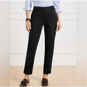 Talbots Women's Black Business Professional Stretch Cambridge Dress Pant | 12P